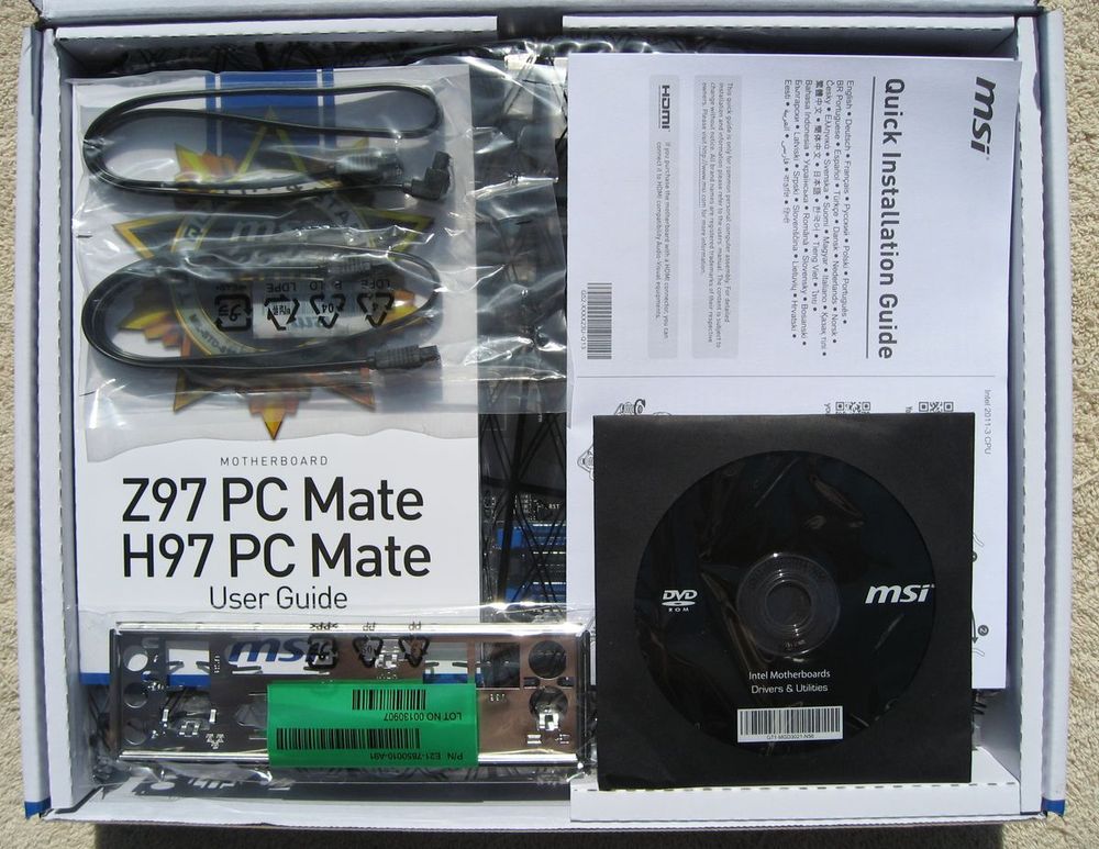 Msi Z97 Pc Mate User Manual